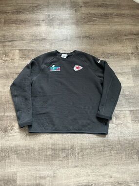 Nike Kansas City Chiefs Super Bowl 58 Tech Fleece Sweatshirt Size Men's Medium